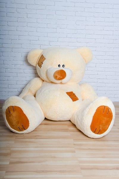 Ведмідь плюшевий HappyDays Потап 3 м Персиковий (2Potap25004)