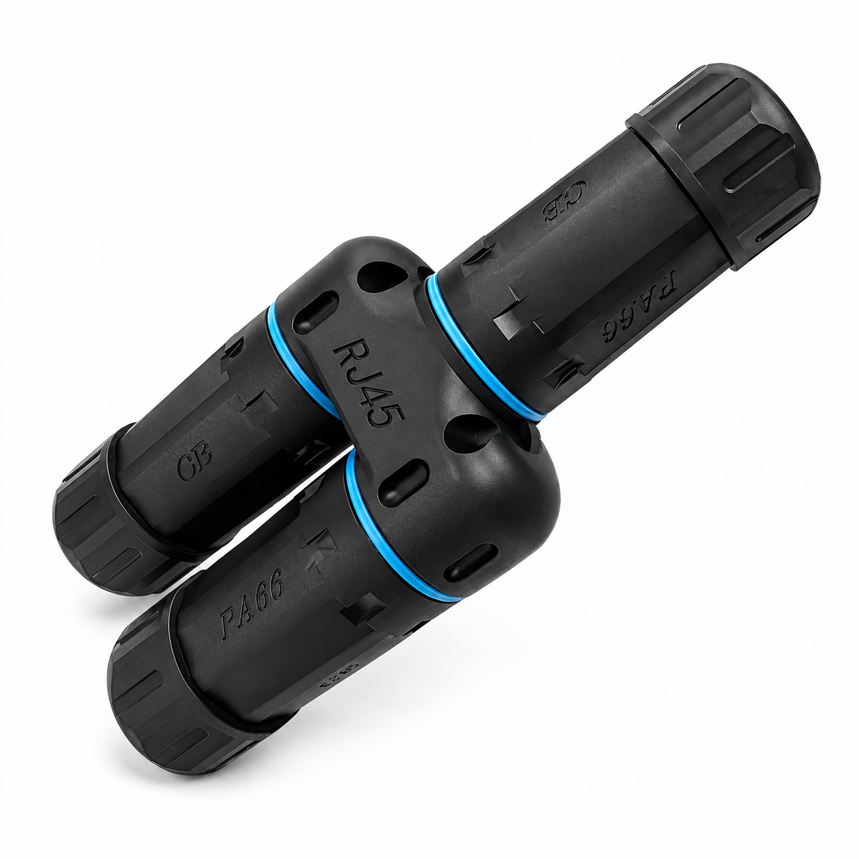 Спліттер IP68 герметичний для мережевого кабелю RJ45/Cat5/Cat5e/Cat6/Cat7/Cat8