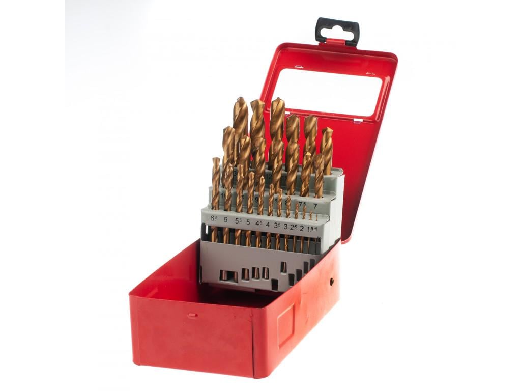 Набір свердл Drillpro HSS з титановим покриттям метал/дерево 1-13 мм (18669099)