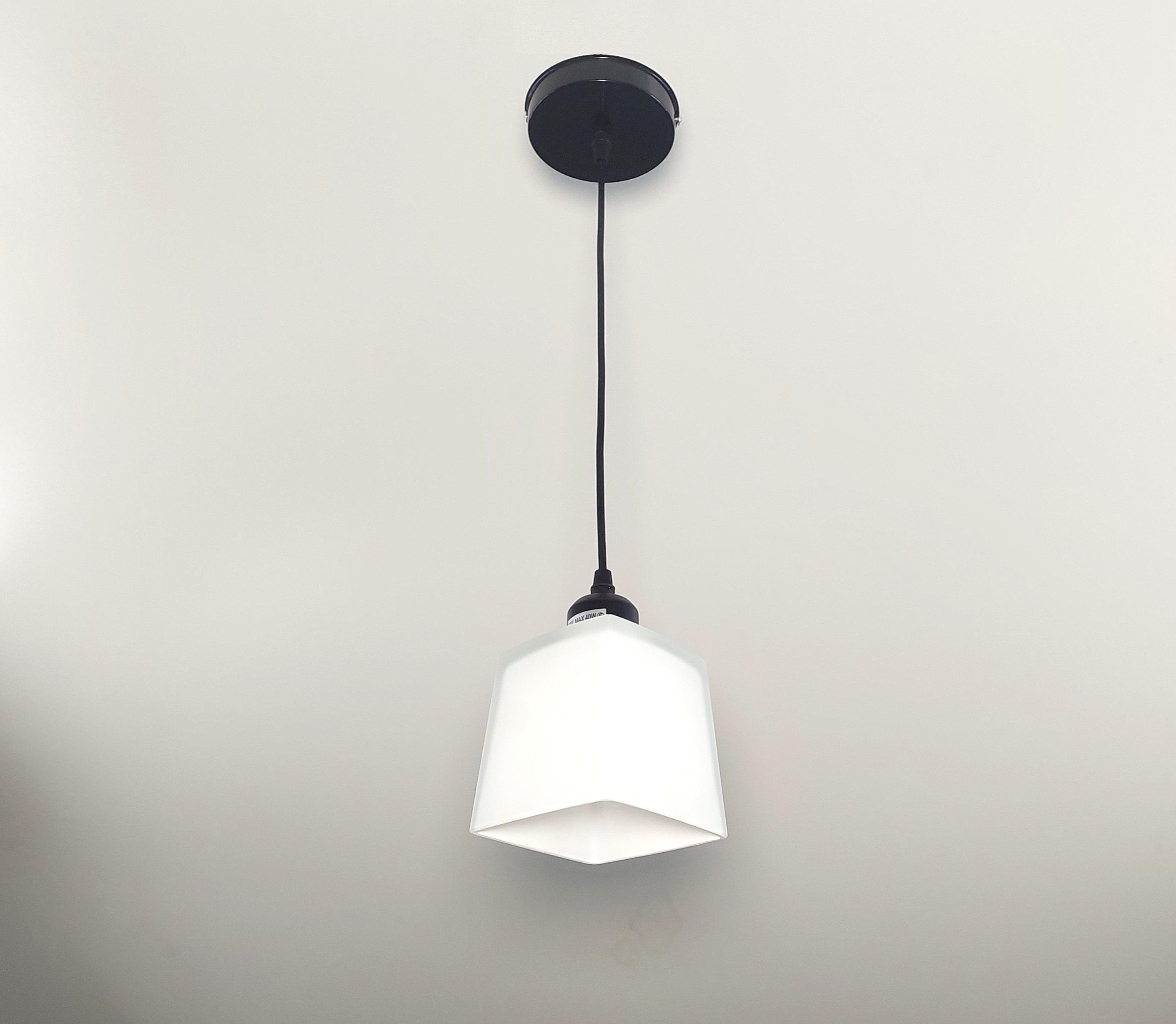 Люстра підвісна на 1 плафон Чорний (210/1)