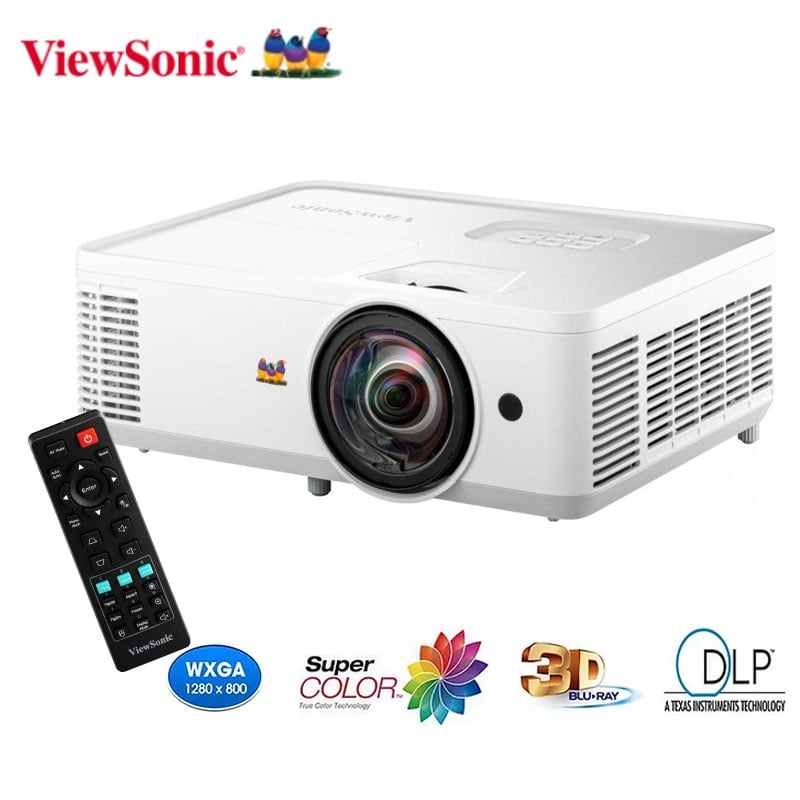 Проектор ViewSonic PS502W DLP WXGA 3500Lm HDMI 2W короткофокусный (VS19345) - фото 2