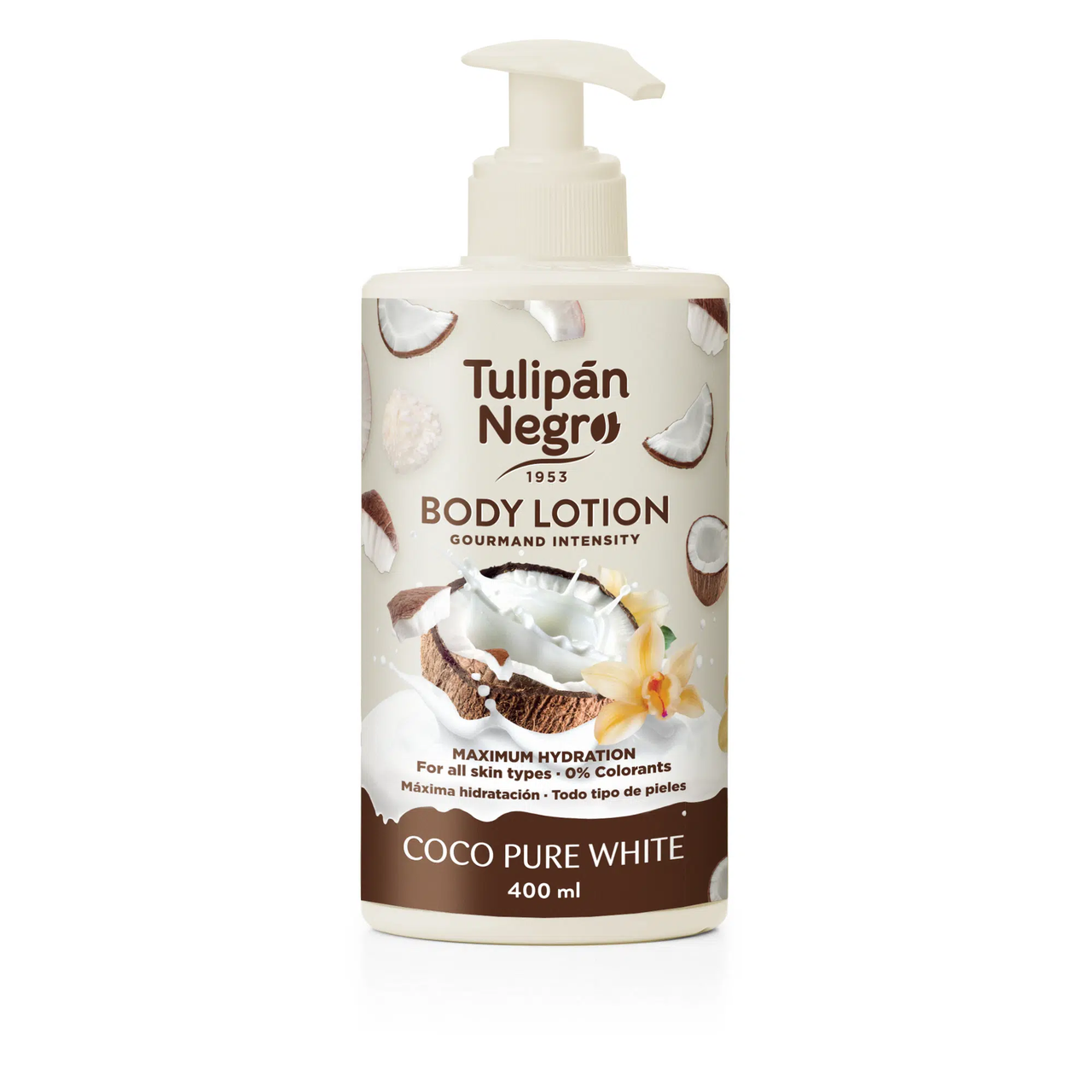 Лосьон для тела Tulipan Negro "Нежный кокос" 400 мл (2371389623) Лосьон для тела Tulipan Negro "Нежный кокос" 400 мл (2371389623)