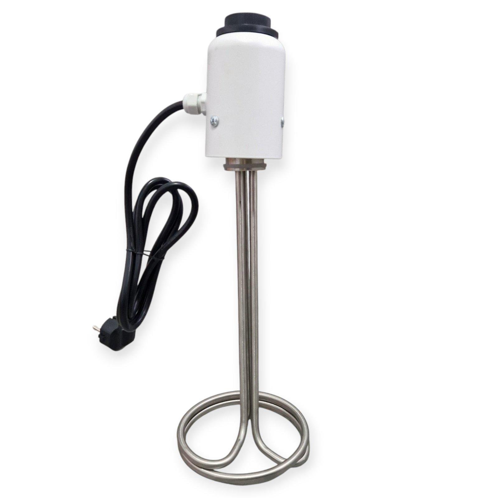 ТЭН для летнего душа терморегулятором 70/100/150/200/250 л/шнур 2 м/2 кВт (25354762)