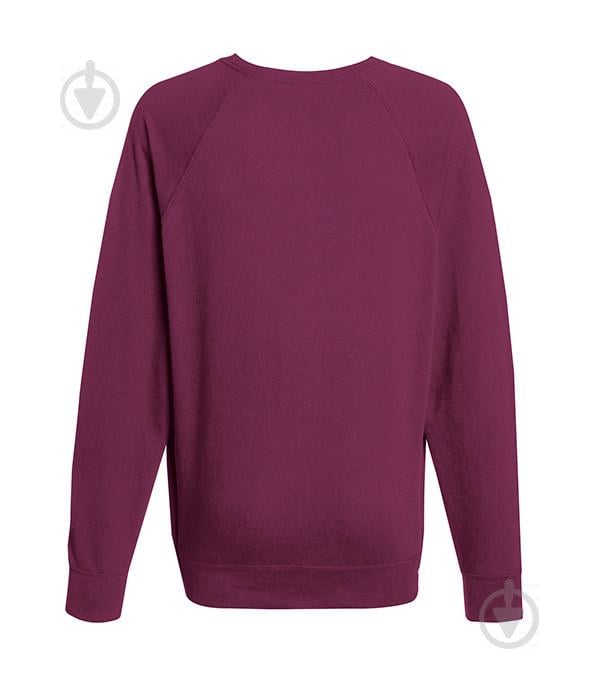 Світшот Fruit of the Loom Lightweight raglan sweat M Бордовий (062138041M) - фото 2