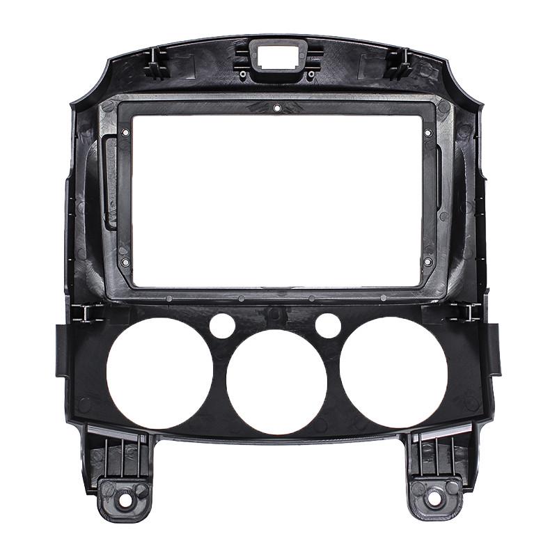 Перехідна рамка 9" Lesko Mazda 2 2007-2014 (5304) Black для авто - фото 2