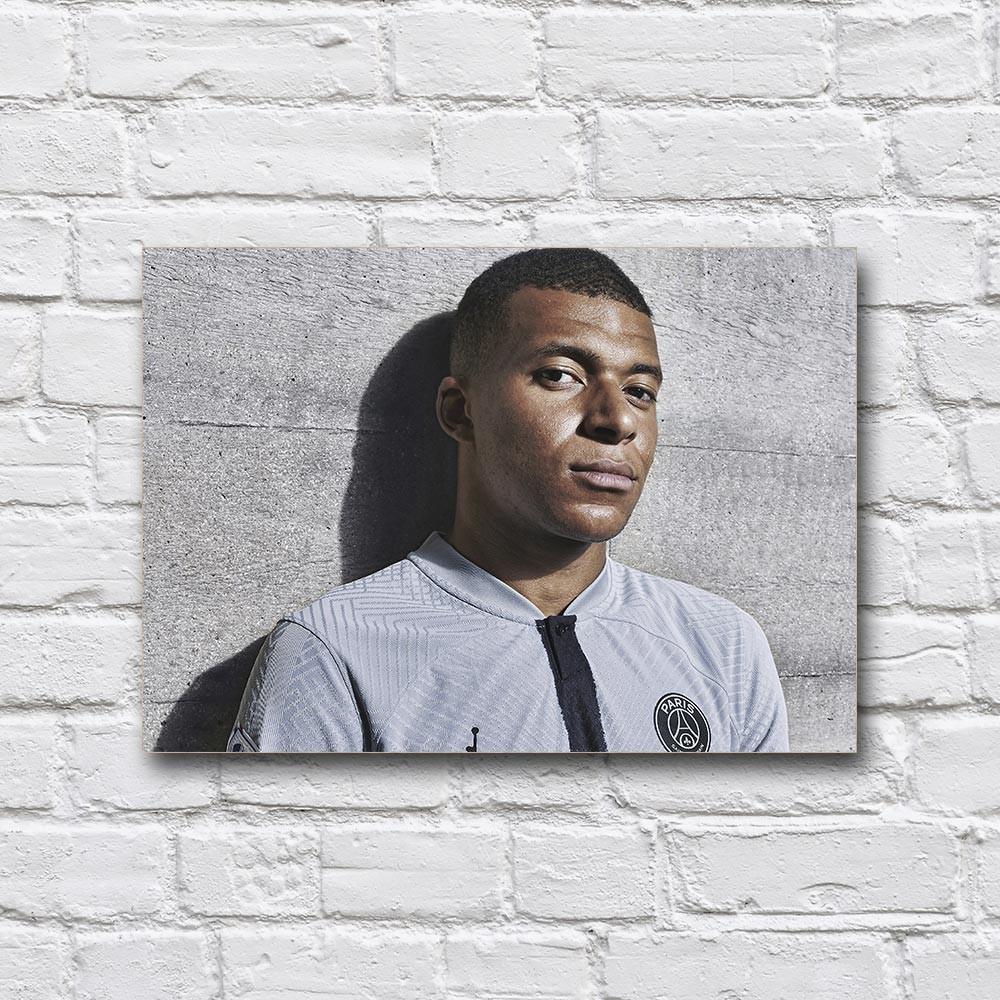 Постер деревянный Килиан Мбаппе 210х297 мм (21257670)