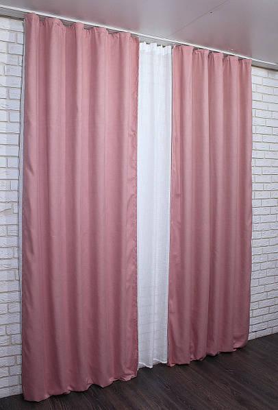 Комплект штор Petek микровелюр 1,5х2,7 м 2 шт. Пудровий - фото 5 Комплект штор Petek микровелюр 1,5х2,7 м 2 шт. Пудровий - фото 5