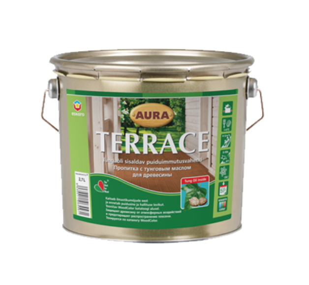 Олія атмосферостійка для терас Aura TERRACE 0,9 л (2171361904)