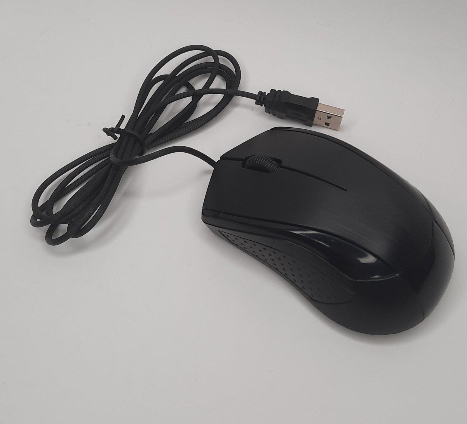 Мышь компьютерная оптическая/проводящая USB Черный (SC151) - фото 2 Мышь компьютерная оптическая/проводящая USB Черный (SC151) - фото 2