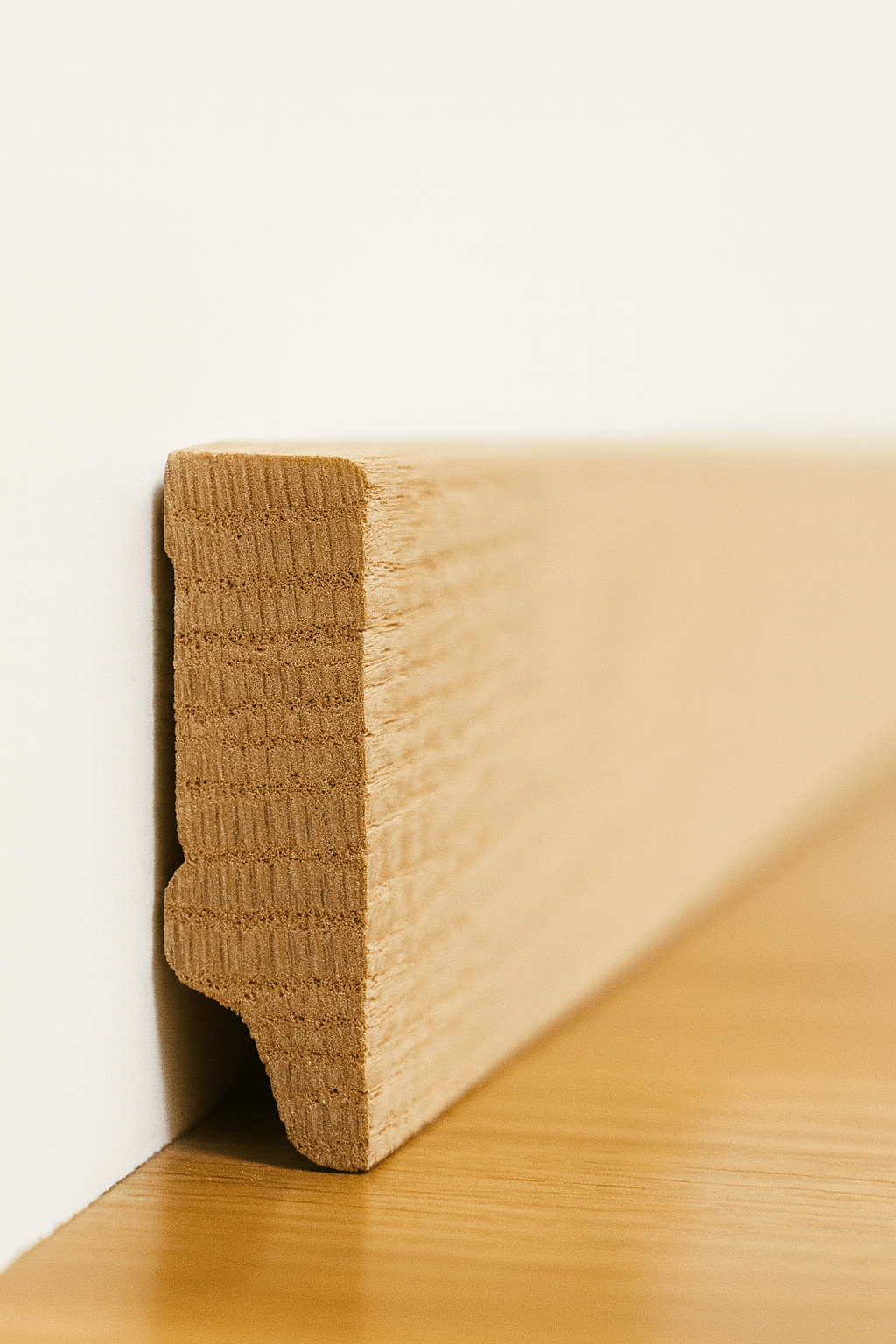 Плинтус деревянный Woodprofile Франкфурт-мини дубовый из массива дерева 40х12 мм (29424403)