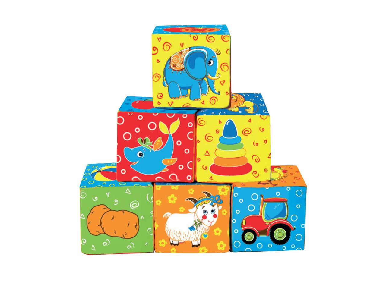 Кубики м'які Масік Тваринки на фермі (МС 090601-05)