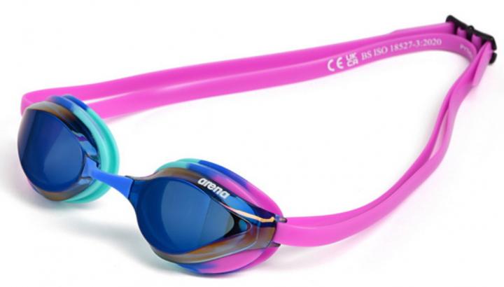 Окуляри для плавання Arena PYTHON MIRROR OSFM Рожевий (1E763-121) - фото 3 Окуляри для плавання Arena PYTHON MIRROR OSFM Рожевий (1E763-121) - фото 3