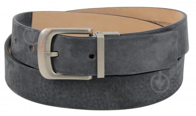 Жіночий шкіряний ремінь Tod's 3,5 см Темно-сірий (S31C41-3)