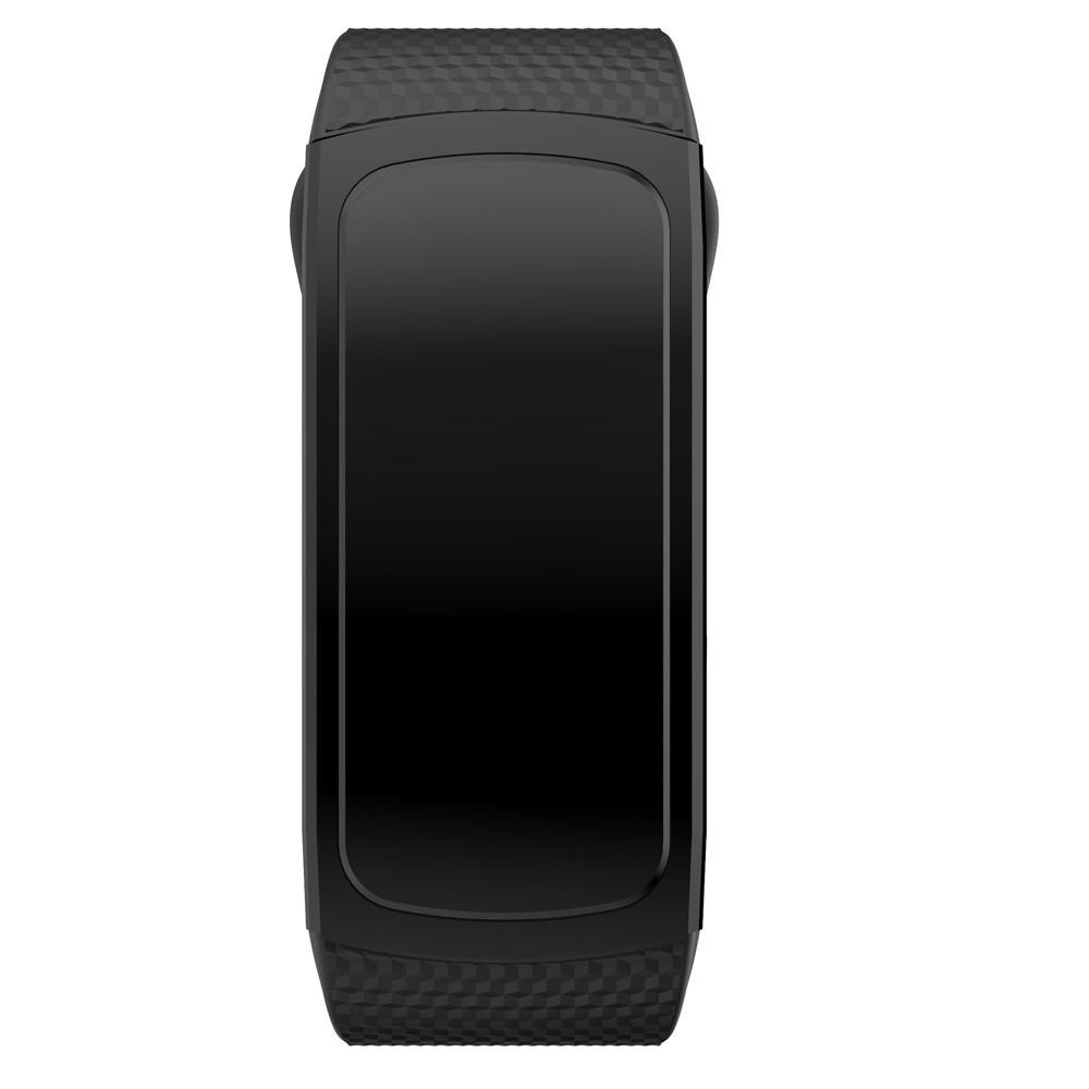 Силиконовый ремешок для фитнес браслета Samsung Gear Fit 2/Fit 2 Pro SM-R360/R365 Black S (1000170345) - фото 2