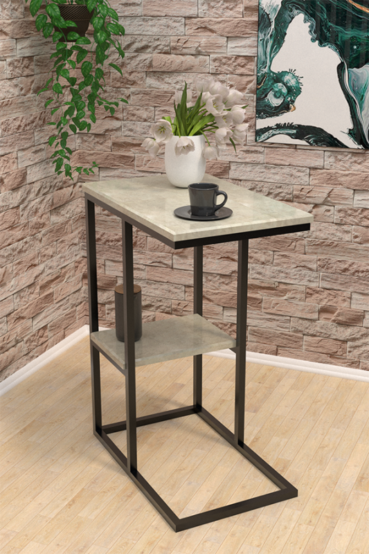 Журнальный столик гранитный EcoLoft Stone ST-1067 Лофт Бежевый (22813756)