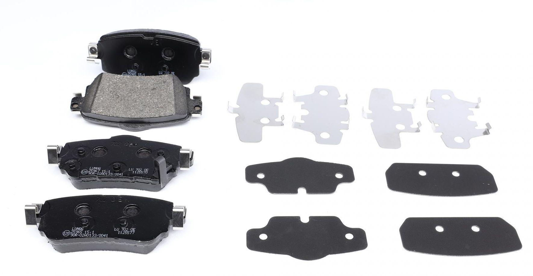 Колодки тормозные задние BRECK для Nissan Qashqai/X-trail/Renault Kadjar/Koleos 13- TRW (25965 00 702 00)