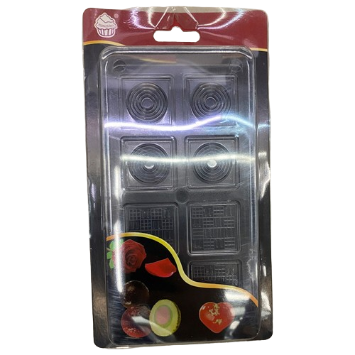 Форма для конфет Stenson R92201 8 шт. на листе