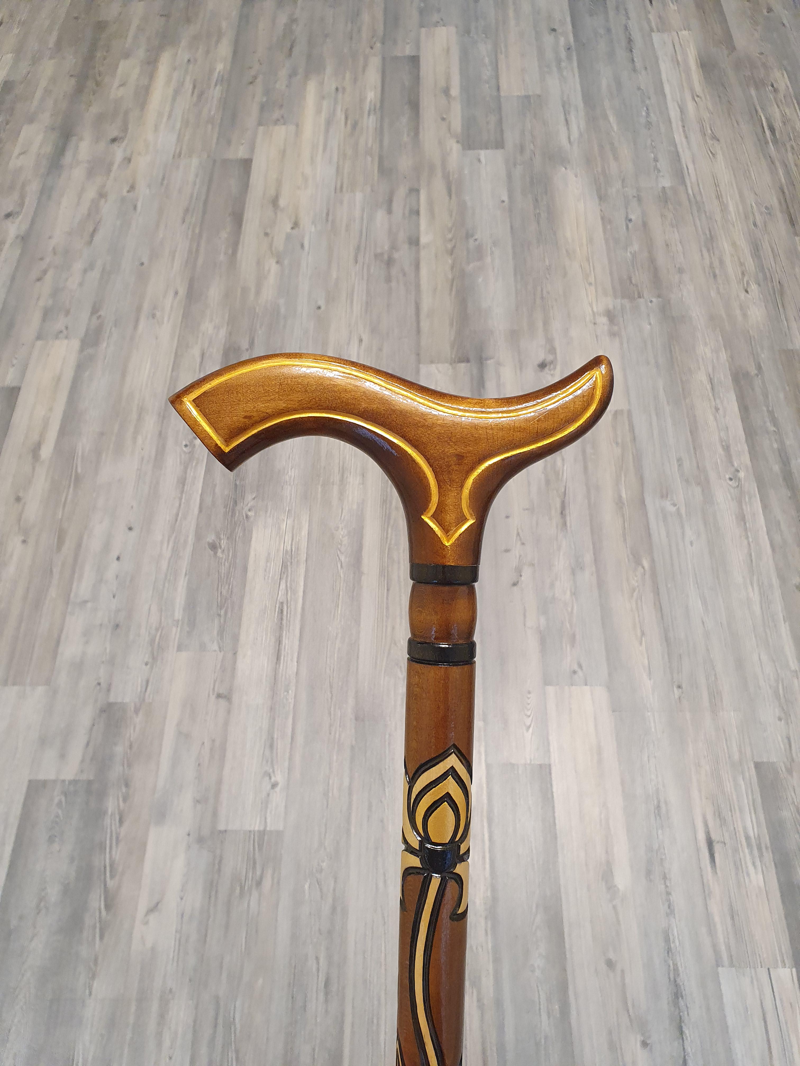 Трость для ходьбы ручная работа 85 см (5299) - фото 4