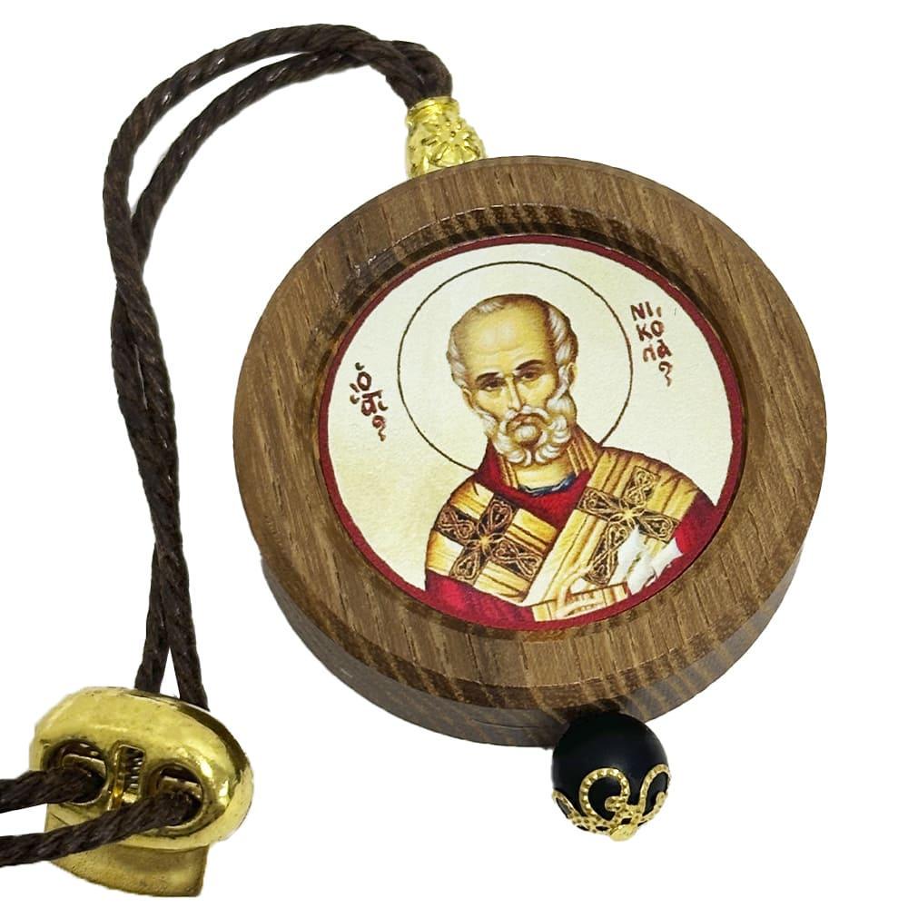 Икона Николай Чудотворец автомобильная с ароматом Lost Cherry (11312-11266)