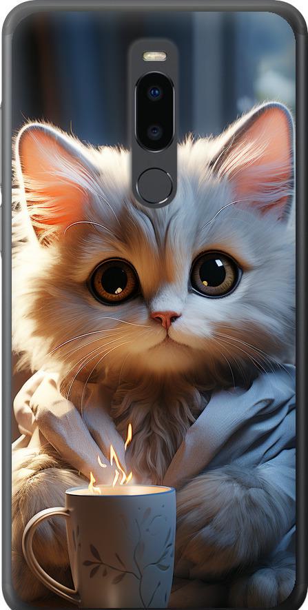 Чехол на Meizu Note 8 White cat (5646u-1610-42517)