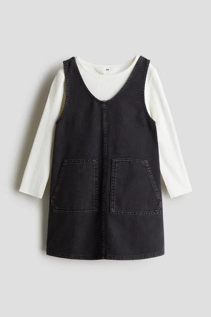 Платье H&M 1262603 140 см Черный