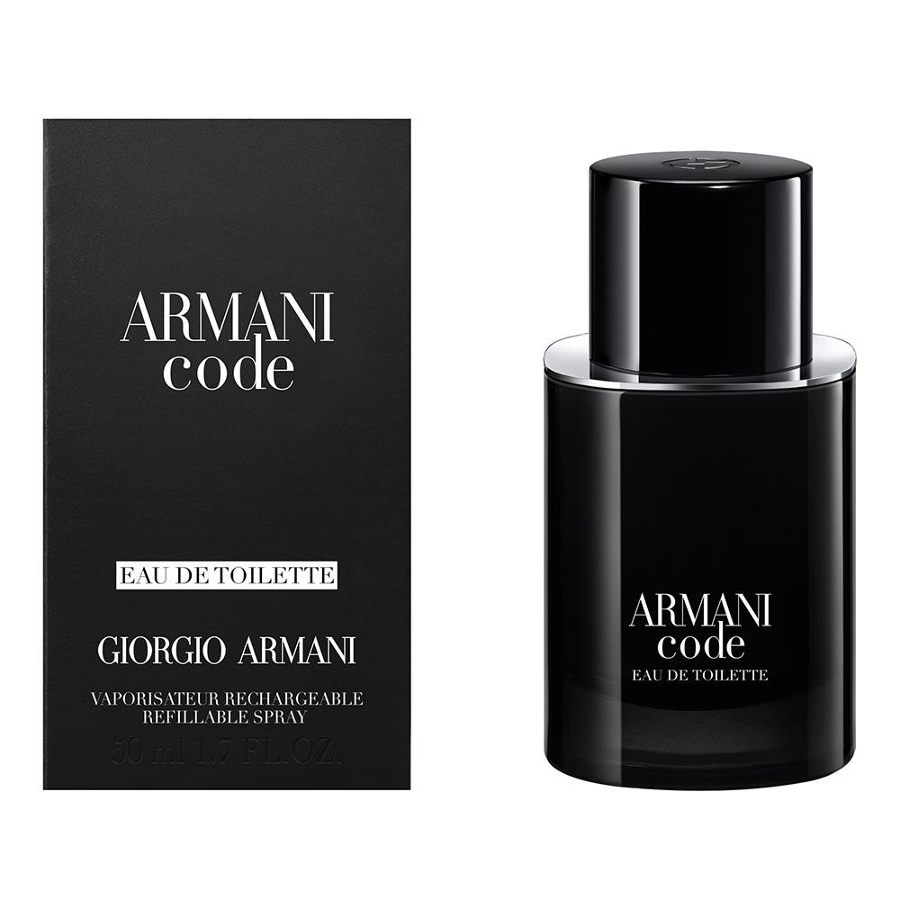 Туалетна вода для чоловіків Giorgio Armani Code refiliable 50 мл (18782029) - фото 1