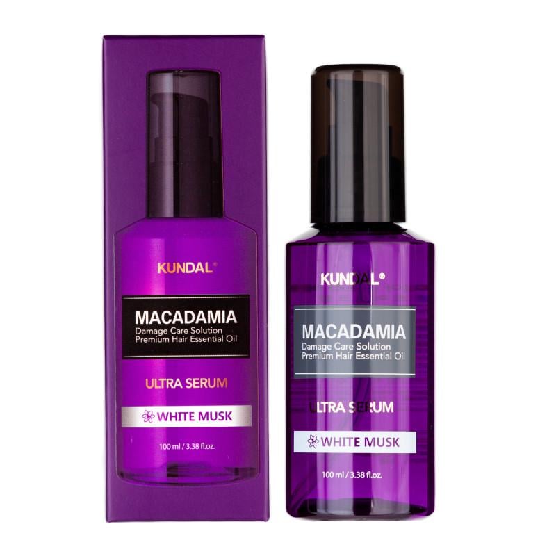 Сыворотка для волос увлажняющая Kundal Macadamia Ultra Hair Serum White Musk 100 мл (23564275)