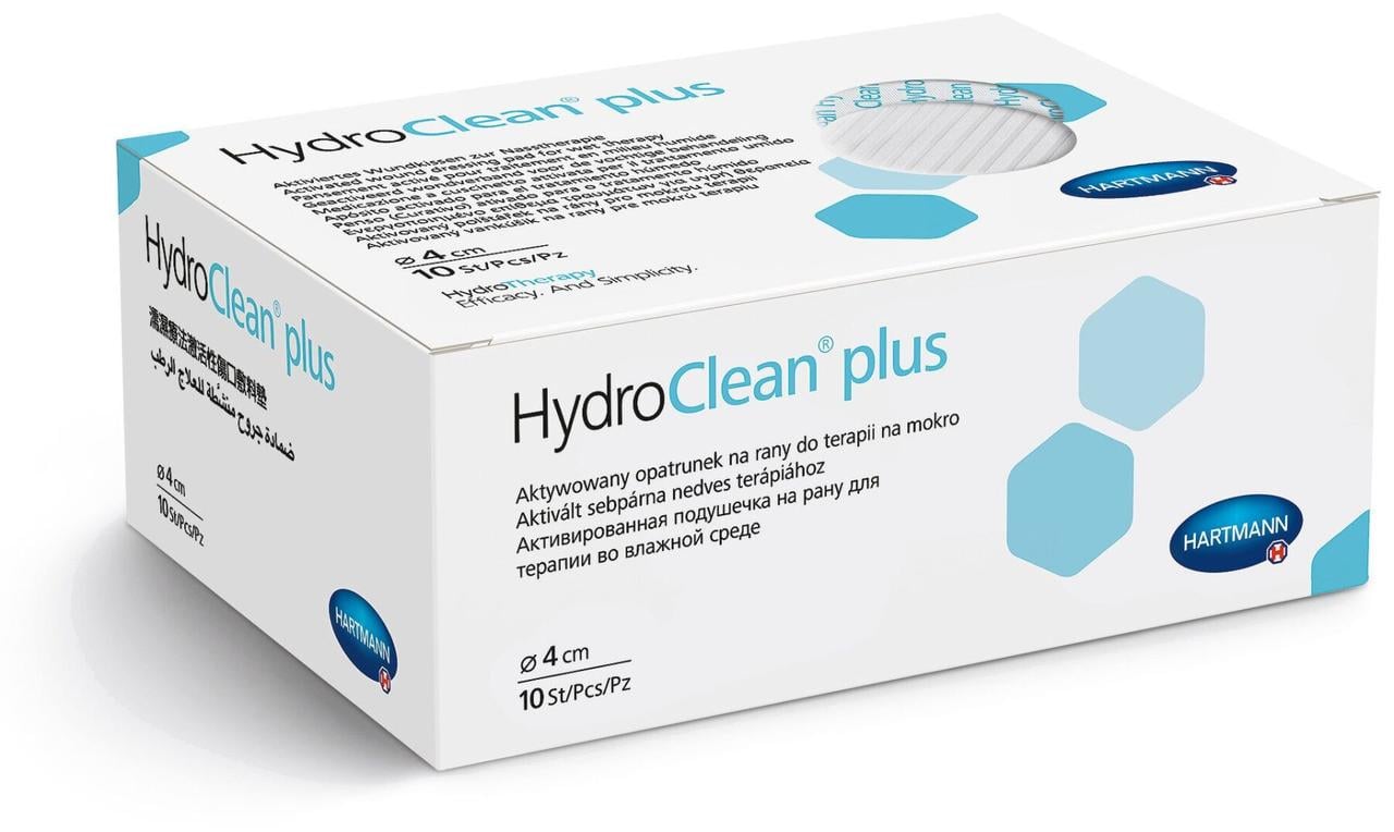 Гідроактивна ранова пов'язка HydroClean Plus суперабсорбуюча Ø 4 см 1 шт. - фото 4