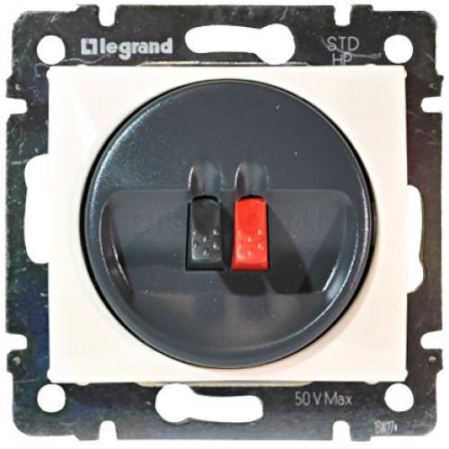Аудиорозетка одинарная Legrand Valena Слоновая кость (774123)