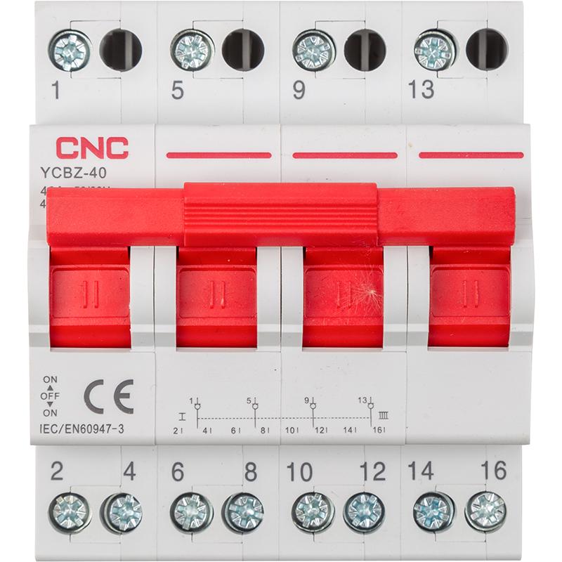 Переключатель нагрузки CNC YCBZ-40 4P 40A модульный