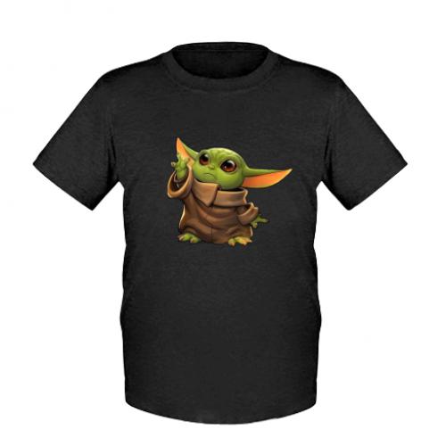 Футболка детская Baby Yoda Force 104 см Черный (5624764-2-121410-2XS)