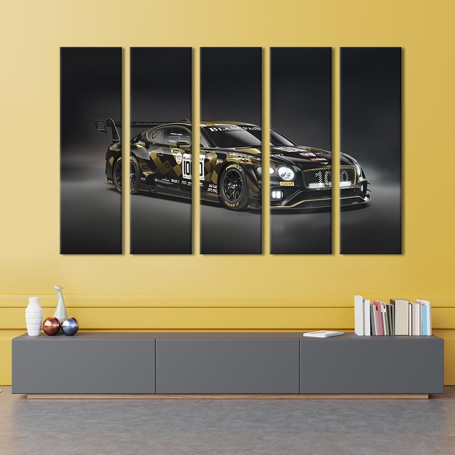 Картина на холсте Элитный спорткар Bentley Continental 155x95 см (1260-51)