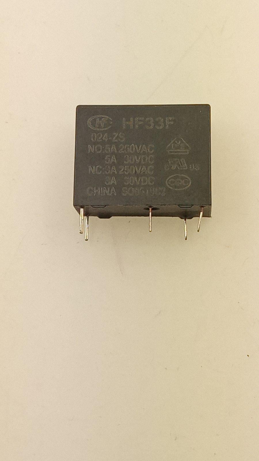 Реле HF33F-024-ZS555DC24V20x10x15 (10987)