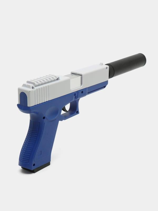 Пистолет игрушечный Глок перезаряжаемый Glock с гильзами и пулями (2431384122)