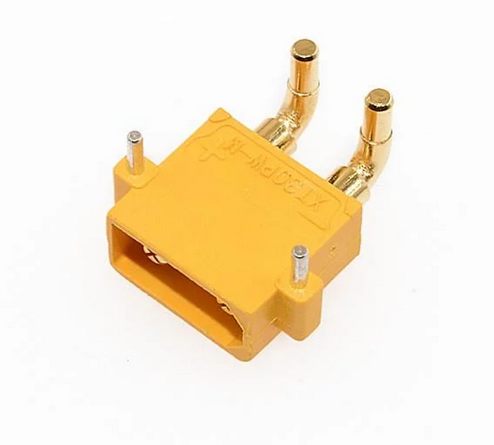 Конектор Amass XT30PW-M тато для акумуляторів та регулятора швидкості (PCB) Конектор Amass XT30PW-M тато для акумуляторів та регулятора швидкості (PCB)