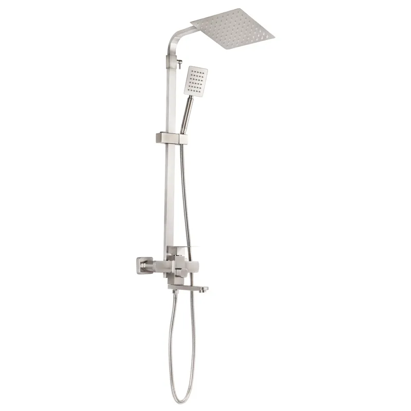 Душевая система с смесителем Haiba KUB-009-J из нержавеющей стали Нержавеющая сталь (HB2793) Душевая система с смесителем Haiba KUB-009-J из нержавеющей стали Нержавеющая сталь (HB2793)