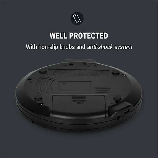 Портативный CD-проигрыватель OneConcept CDC 100 MP3-CD ЖК-дисплей - фото 7