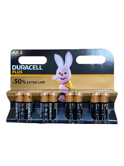Батарейка Duracell AA PLUS 8 шт. (2038)