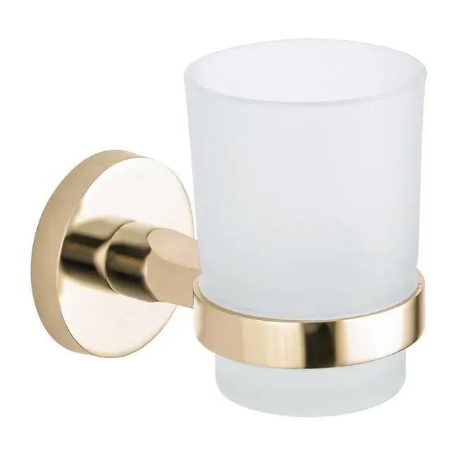 Стакан для зубных щеток VBI Venus настенный Золотой (RM-VBI-040004BG)