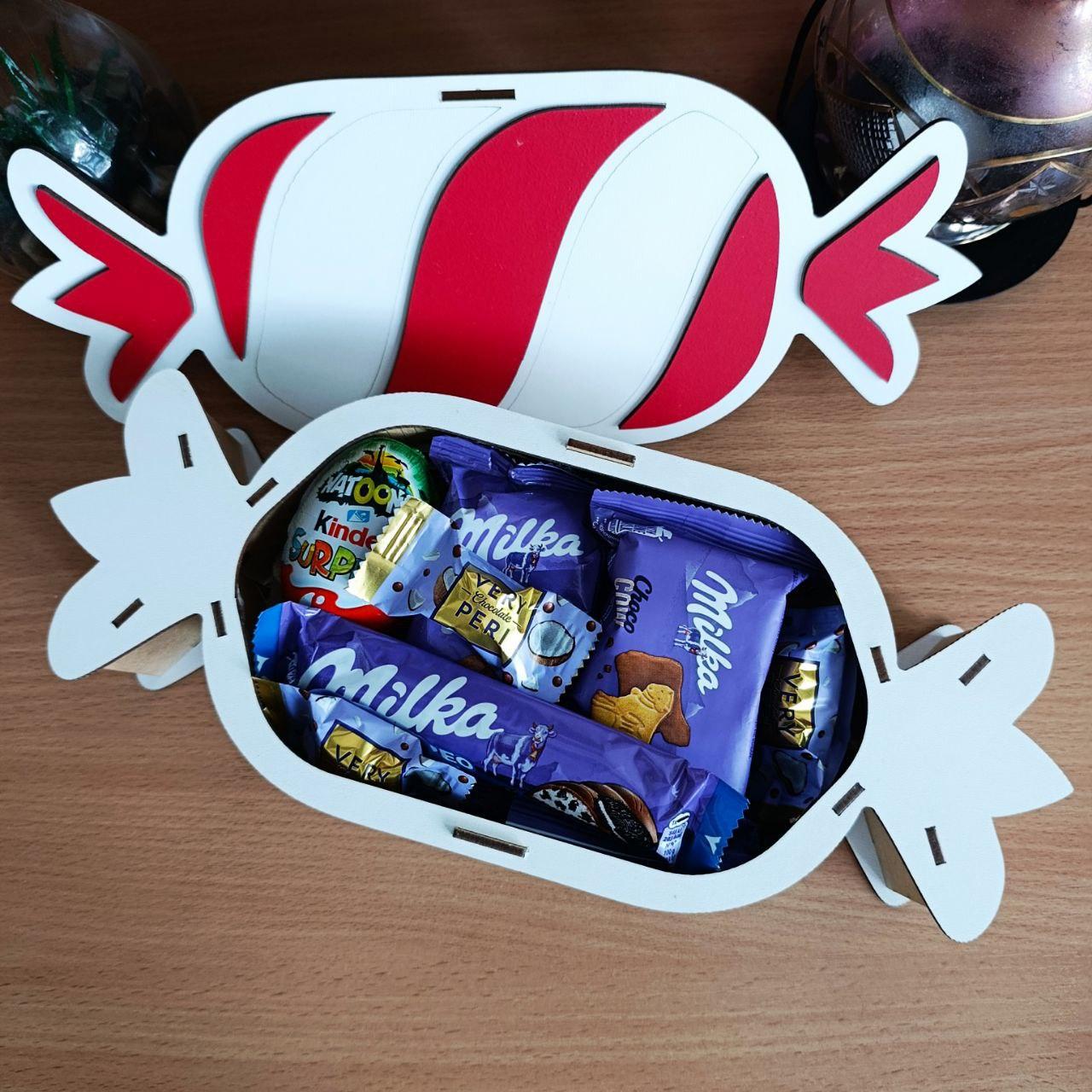 Бокс цукерка з солодощами для дитини/дівчини на день народження/новий рік/різдво/8 березня (ar260) - фото 5 Бокс цукерка з солодощами для дитини/дівчини на день народження/новий рік/різдво/8 березня (ar260) - фото 5