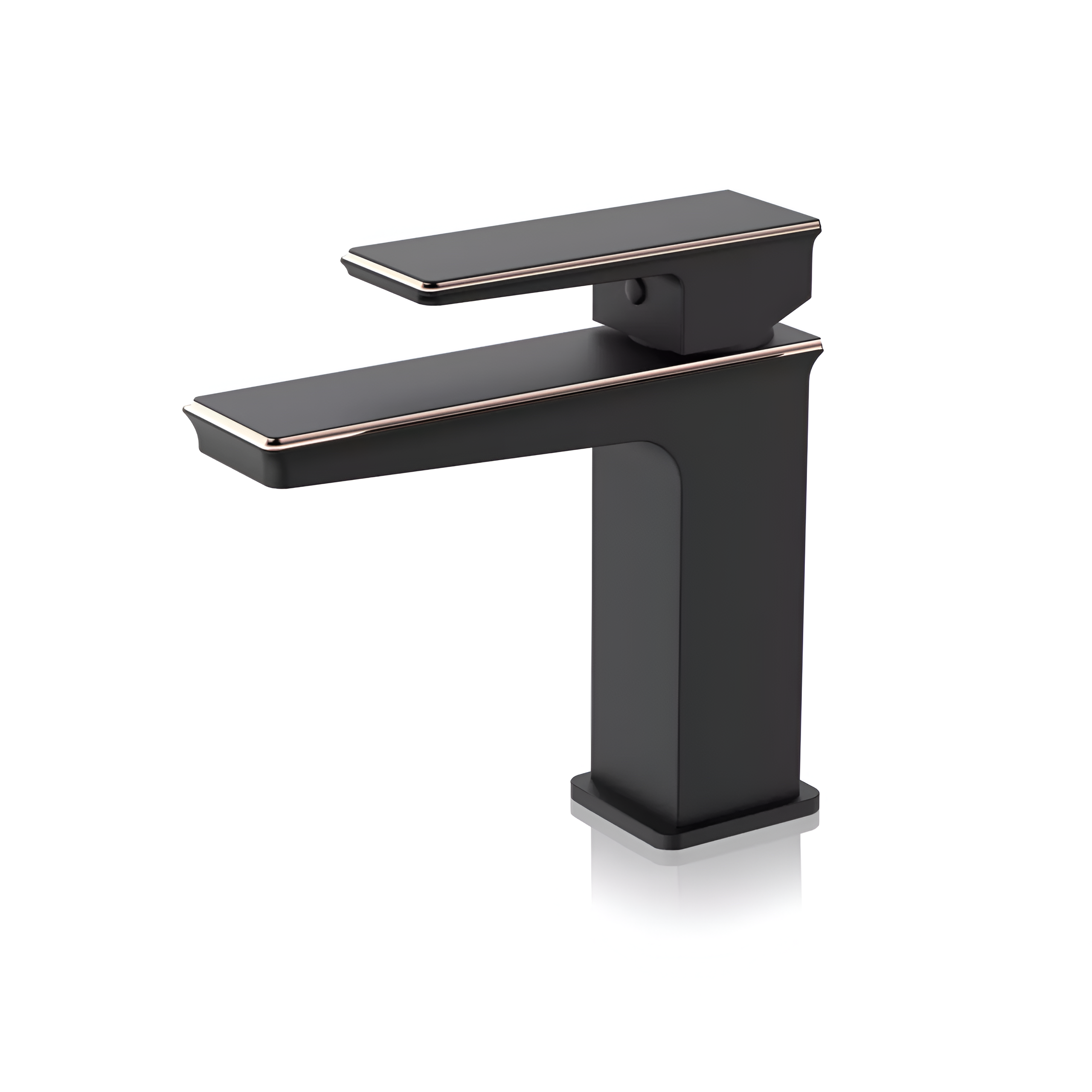 Змішувач для раковини Faop A1006-6 Чорний з золотим (SQ-1044754)