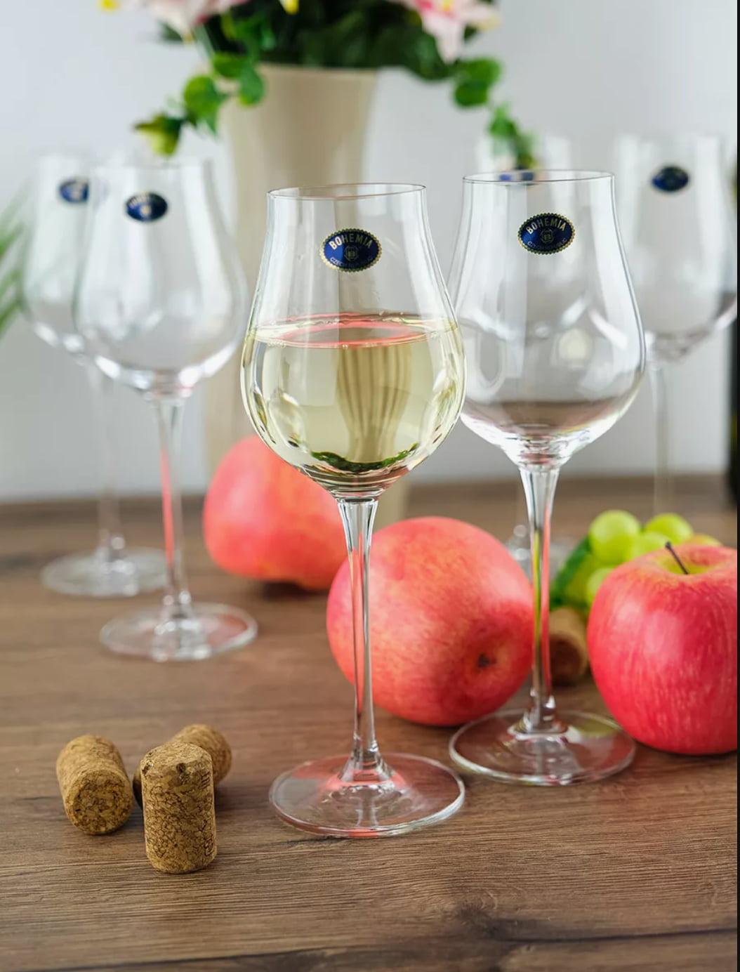 Набір келихів для вина Bohemia Limosa 1SI96/00000/250 250 мл 6 шт. (118826) - фото 2 Набір келихів для вина Bohemia Limosa 1SI96/00000/250 250 мл 6 шт. (118826) - фото 2