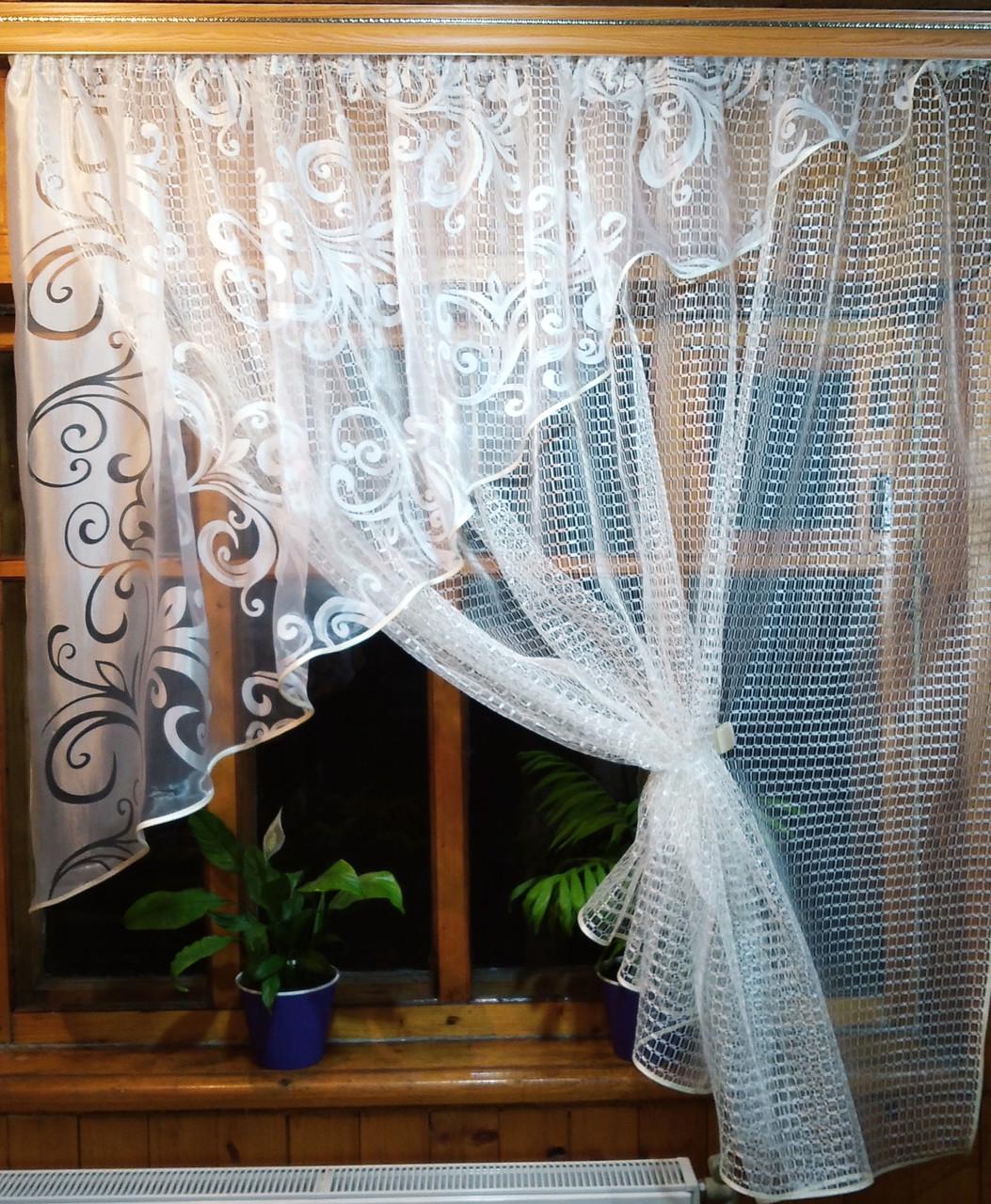 Шторы Фаина вензель левая Молочный (1668038212) - фото 4 Шторы Фаина вензель левая Молочный (1668038212) - фото 4