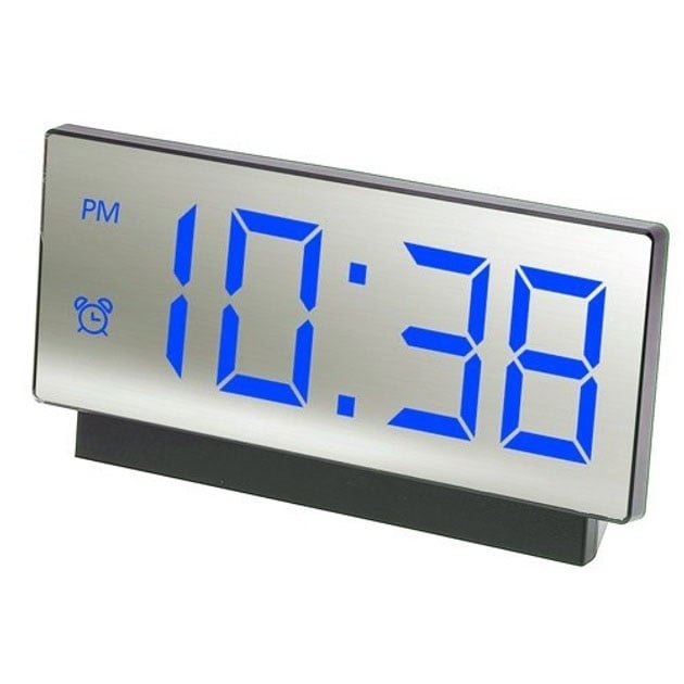 Часы настольные VST-897-5 сетевые Blue (tf5268)