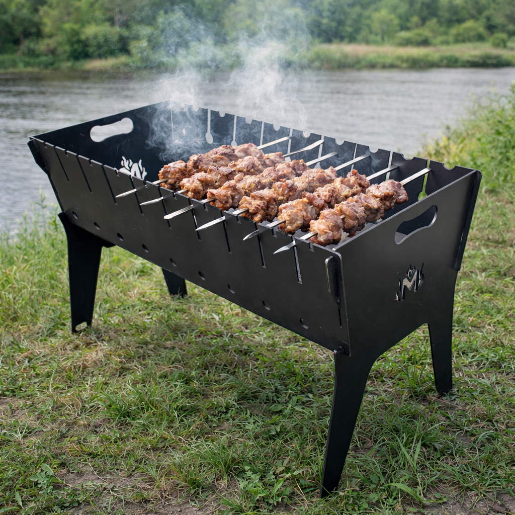 Разборный мангал Jooki Феникс на 8 шампуров 3 мм