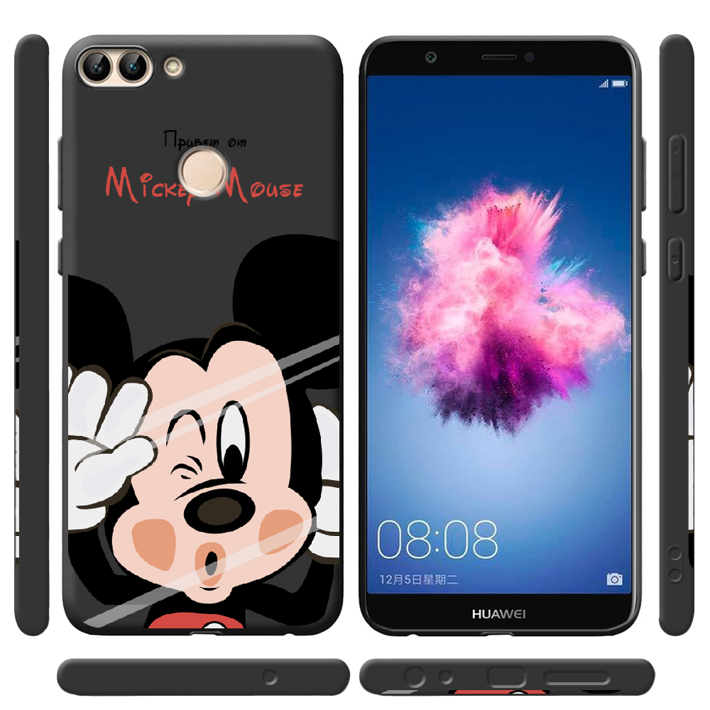 Чехол Boxface Huawei P Smart Mister M Чорний силікон (32669-cc58-41523) - фото 2