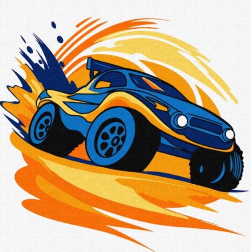 Картина по номерам Ideyka Ралли 25х25 см (2824289871)