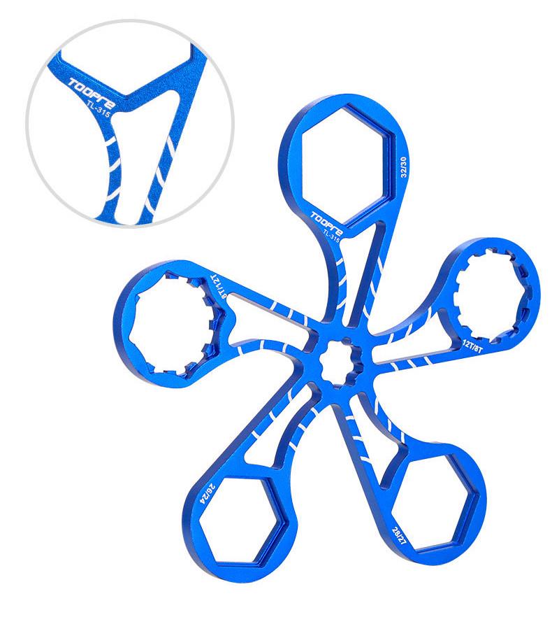 Ключ для вилки велосипеда Toopre 5d1 алюміній - фото 9