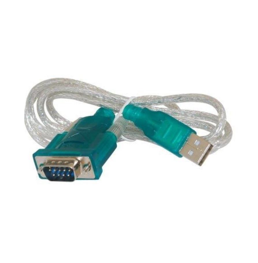 Кабель-переходник USB to RS232 DB9 CH340 0,8м Silver (286772)