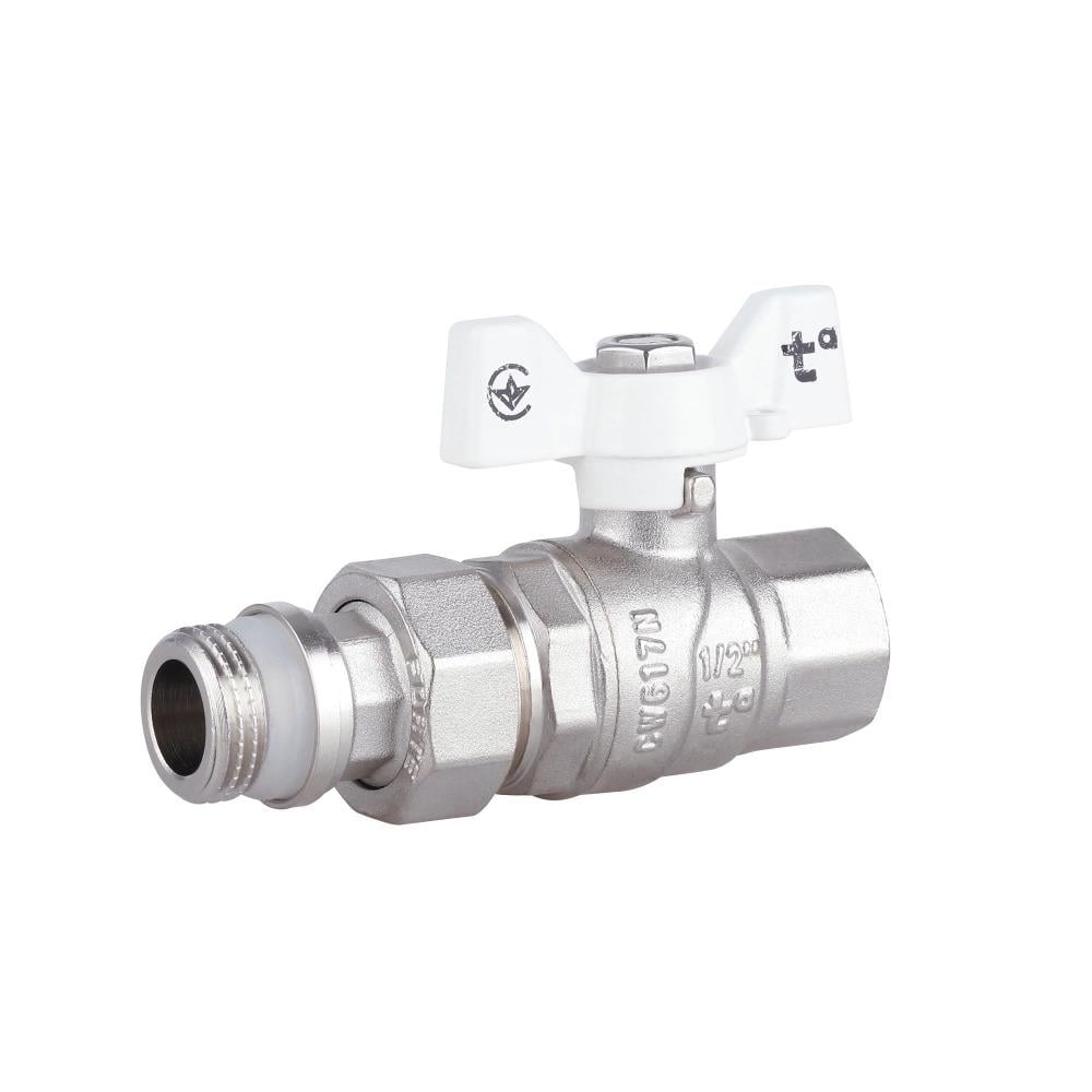 Кран шаровой Thermo Alliance Американка Forte 1/2" с антитечкой прямой (SF222W15)